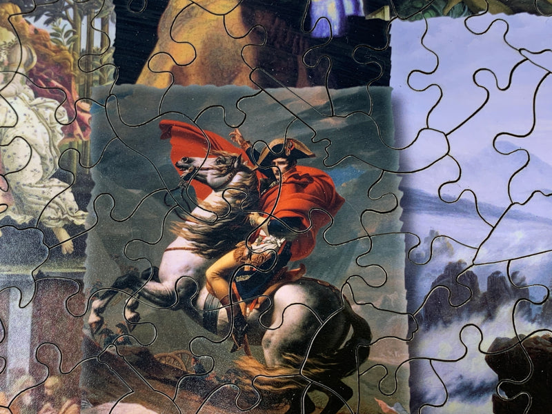 Great Paintings (366 Piece Wooden Jigsaw Puzzle) - Nautilus Puzzles - Wooden Jigsaw Puzzles For Adults