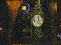 Fish Magic by Paul Klee (450 Piece Wooden Jigsaw Puzzle) - Nautilus Puzzles - Wooden Jigsaw Puzzles For Adults
