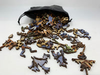 You Go First! - 256 Piece Wooden Halloween Jigsaw Puzzle - Nautilus Puzzles - Wooden Jigsaw Puzzles For Adults