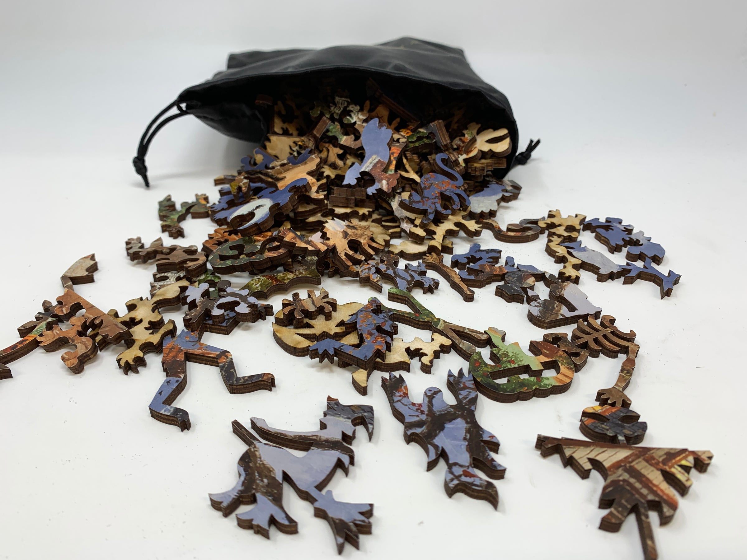 You Go First! - 256 Piece Wooden Halloween Jigsaw Puzzle - Nautilus Puzzles - Wooden Jigsaw Puzzles For Adults