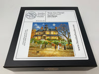 You Go First! - 256 Piece Wooden Halloween Jigsaw Puzzle - Nautilus Puzzles - Wooden Jigsaw Puzzles For Adults