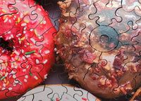 Donut Go Breakin' My Heart (186 Piece Wooden Jigsaw Puzzle) - Nautilus Puzzles - Wooden Jigsaw Puzzles For Adults