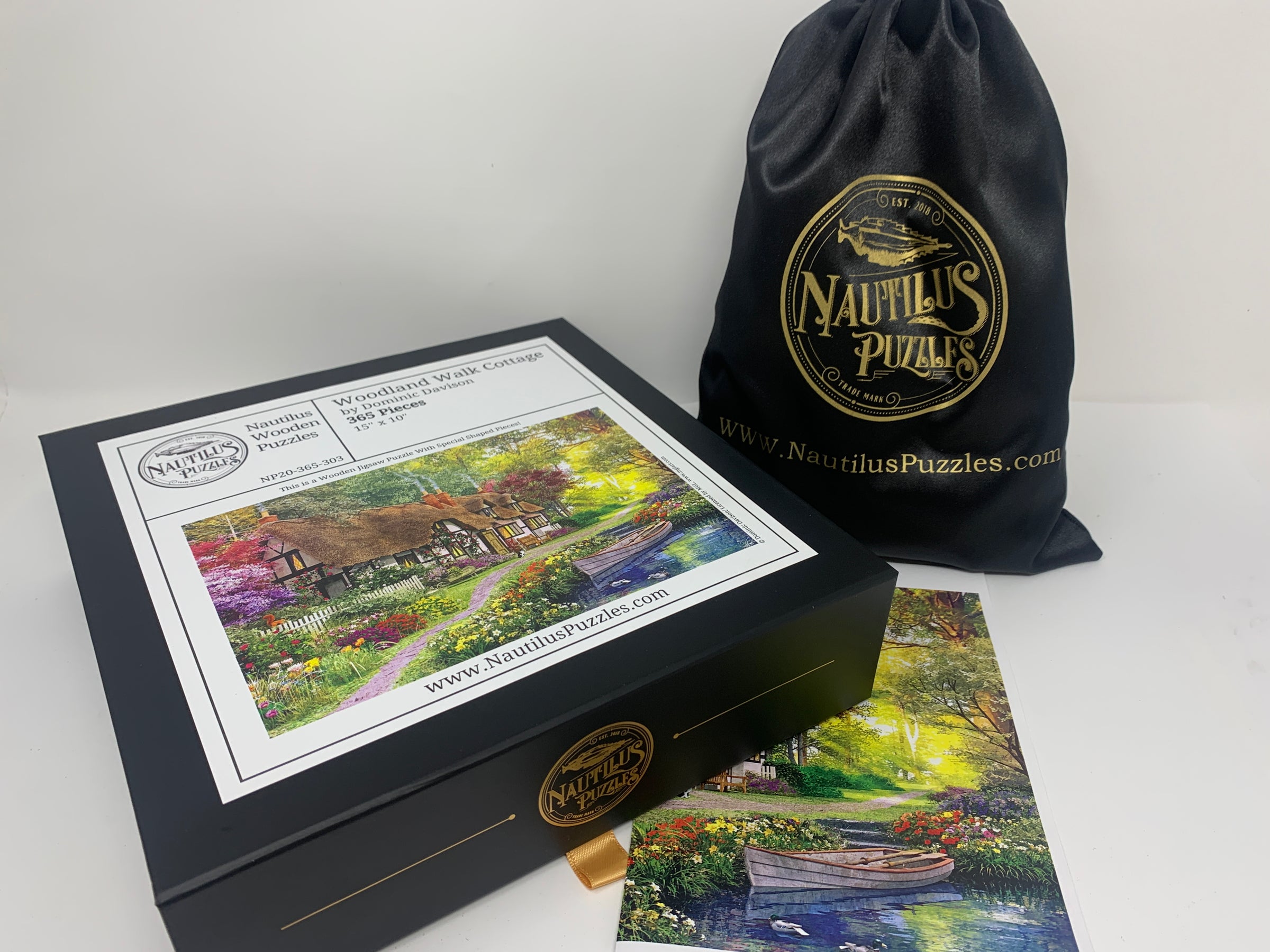 Woodland Walk Cottage (365 Piece Wooden Jigsaw Puzzle) - Nautilus Puzzles - Wooden Jigsaw Puzzles For Adults