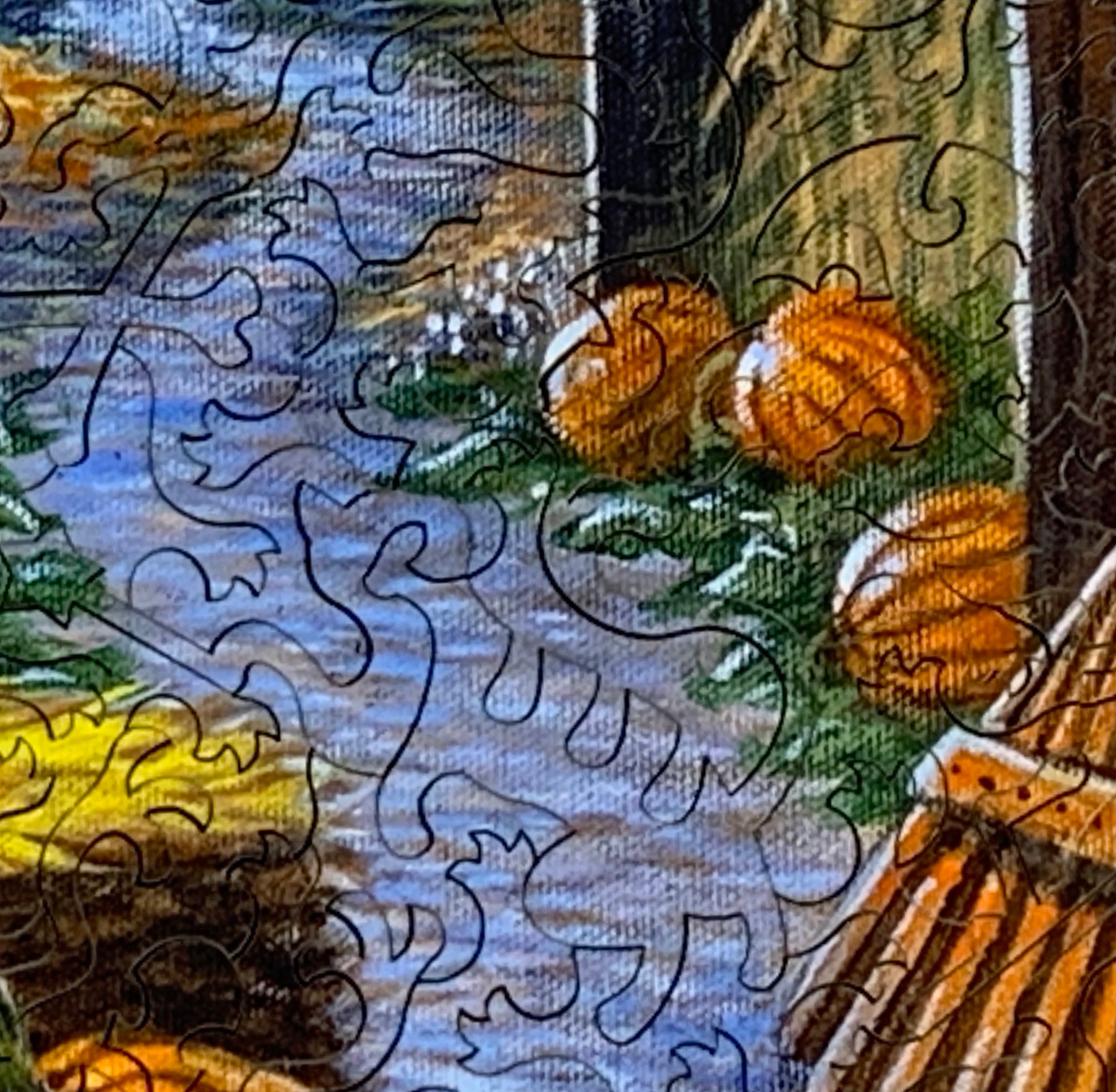 Cat O'Lantern  - 292 Piece Wooden Jigsaw Puzzle - Nautilus Puzzles - Wooden Jigsaw Puzzles For Adults