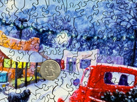 Twilight Snowstorm (473 Piece Wooden Jigsaw Puzzle) - Nautilus Puzzles - Wooden Jigsaw Puzzles For Adults