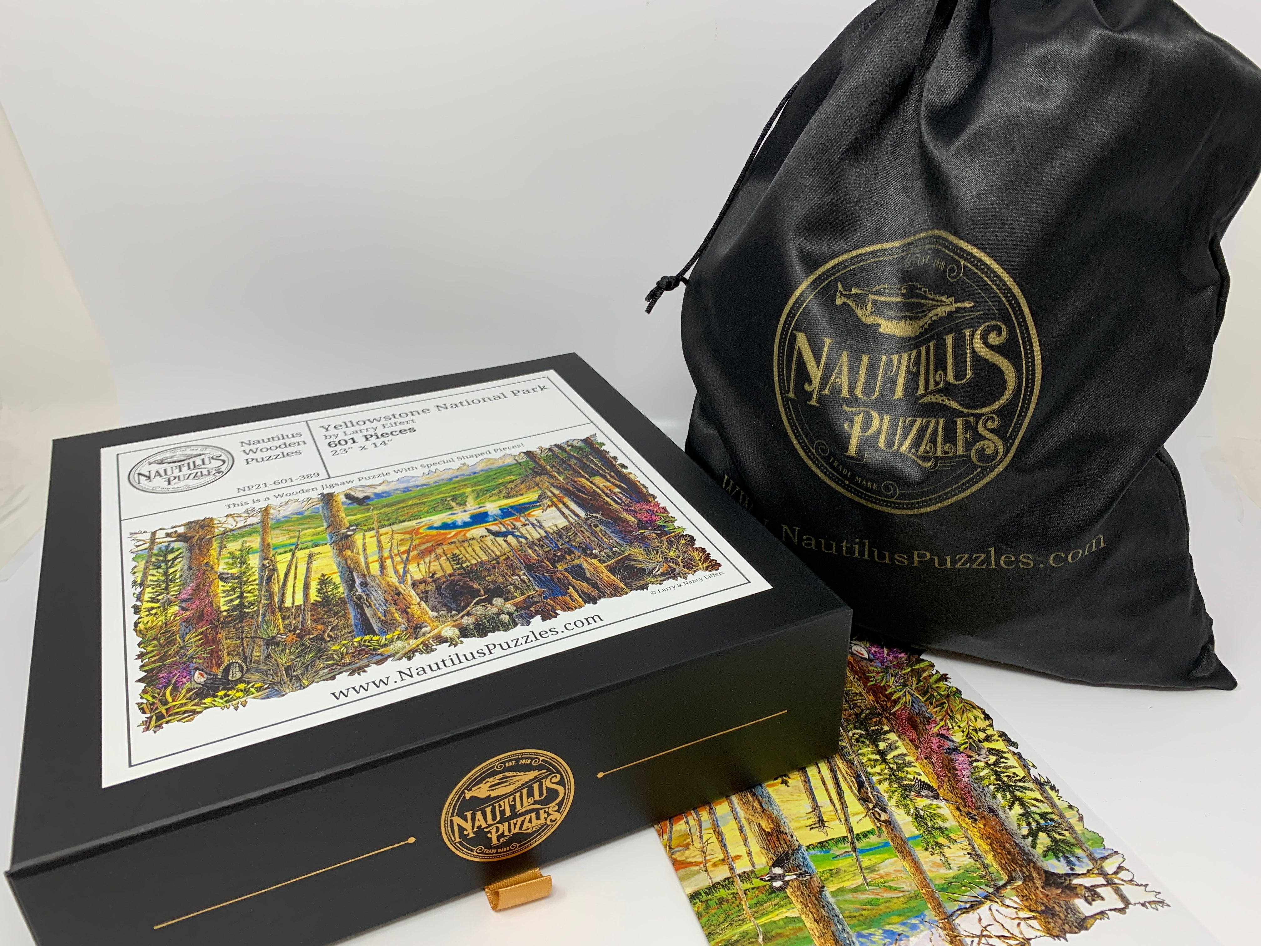 Yellowstone National Park (601 Piece Wooden Jigsaw Puzzle
