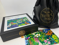 An English Cottage Garden - 425 Piece Wooden Jigsaw Puzzle | Nautilus Puzzles, Wooden Jigsaw Puzzles for Adults