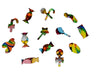Heavenly Candy (51 Pieces) Mini Wooden Puzzle - Nautilus Puzzles - Wooden Jigsaw Puzzles For Adults