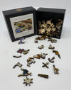 Ship in a Bottle (50 Piece Mini Wooden Jigsaw Puzzle) - Nautilus Puzzles - Wooden Jigsaw Puzzles For Adults