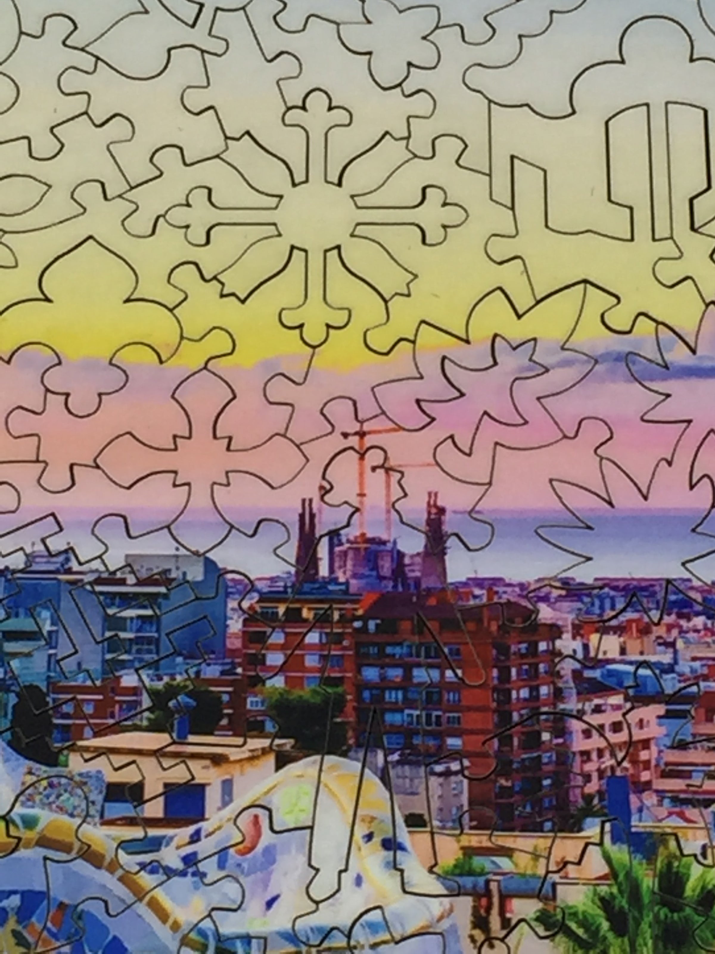 Parc Güell, Barcelona (410 Piece Wooden Jigsaw Puzzle) - Nautilus Puzzles - Wooden Jigsaw Puzzles For Adults