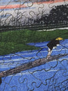 Poling Past Willows by Utagawa (Ando) Hiroshige (400 Piece Wooden Jigsaw Puzzle) - Nautilus Puzzles - Wooden Jigsaw Puzzles For Adults
