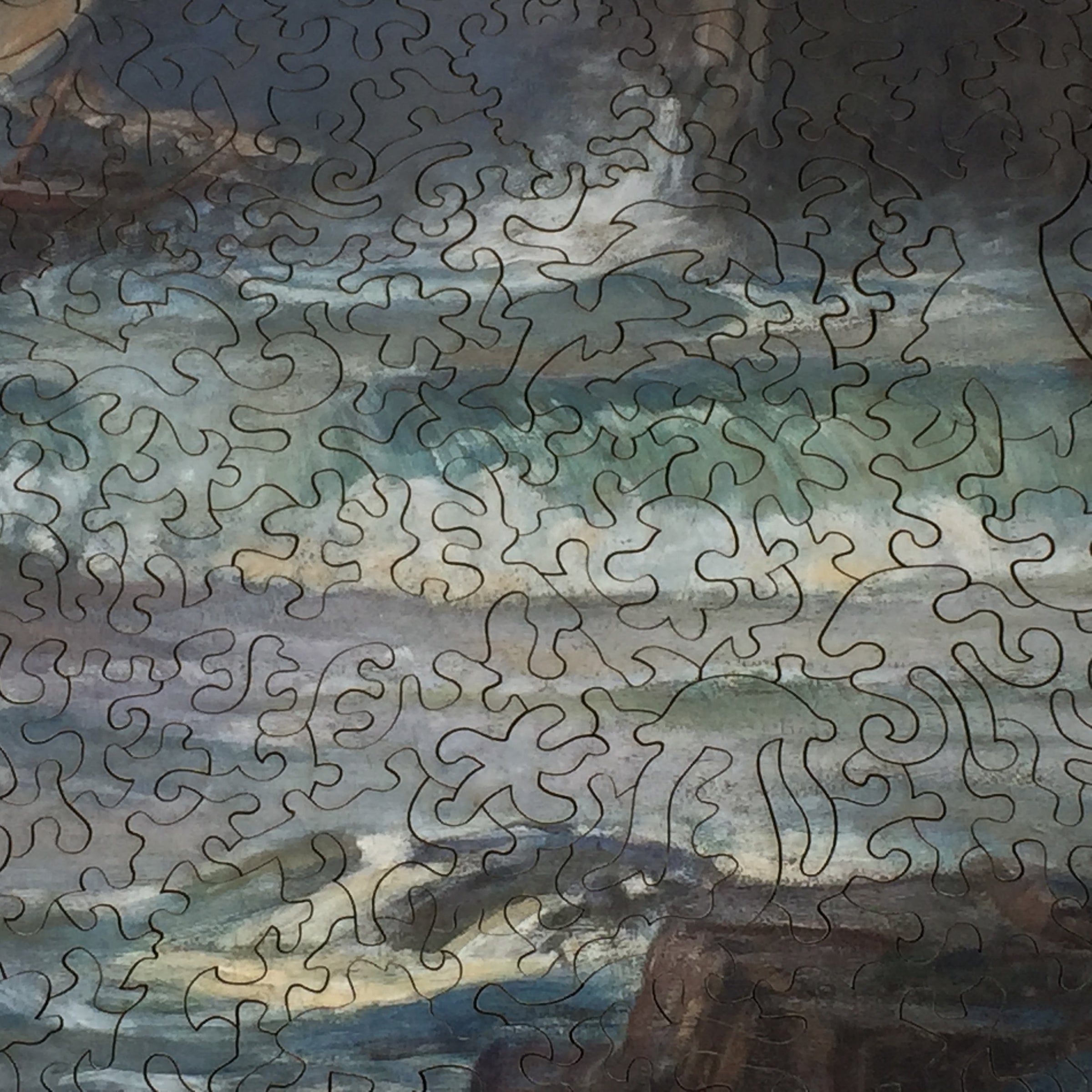 Miranda (The Tempest) by John William Waterhouse - Wooden Jigsaw Puzzle - 510 Pieces - Nautilus Puzzles - Wooden Jigsaw Puzzles For Adults