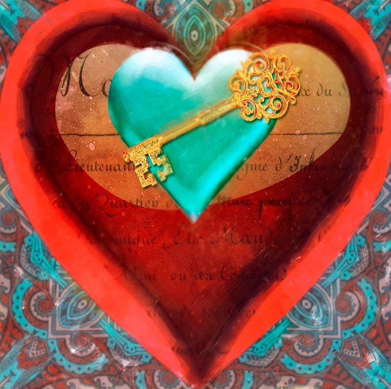 Key to My Heart (45 Piece Mini Wooden Jigsaw Puzzle) - Nautilus Puzzles - Wooden Jigsaw Puzzles For Adults
