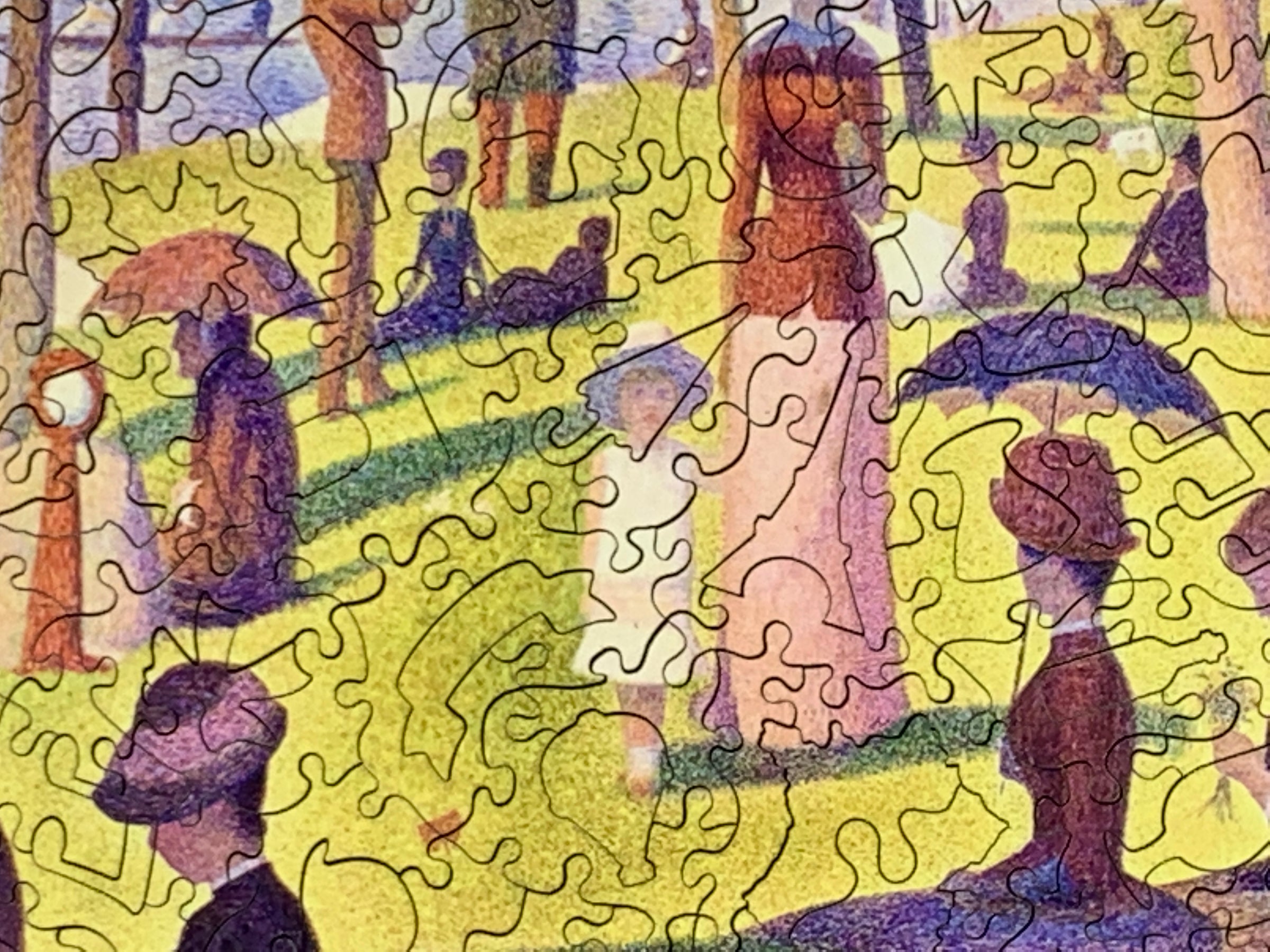 A Sunday Afternoon on the Island of La Grande Jatte (387 Pieces) Wooden Jigsaw Puzzle - Nautilus Puzzles - Wooden Jigsaw Puzzles For Adults