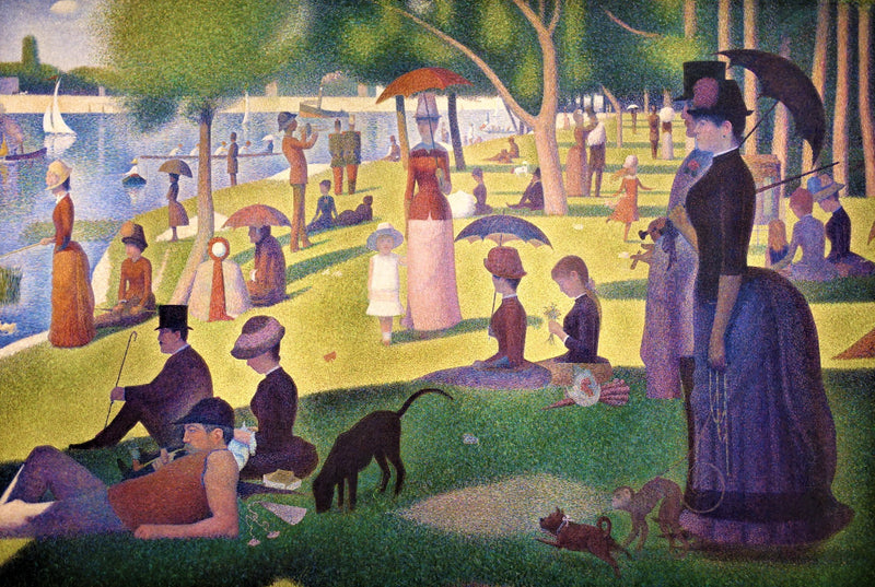 A Sunday on La Grande Jatte (50 Pieces) Mini Wooden Jigsaw Puzzle - Nautilus Puzzles - Wooden Jigsaw Puzzles For Adults