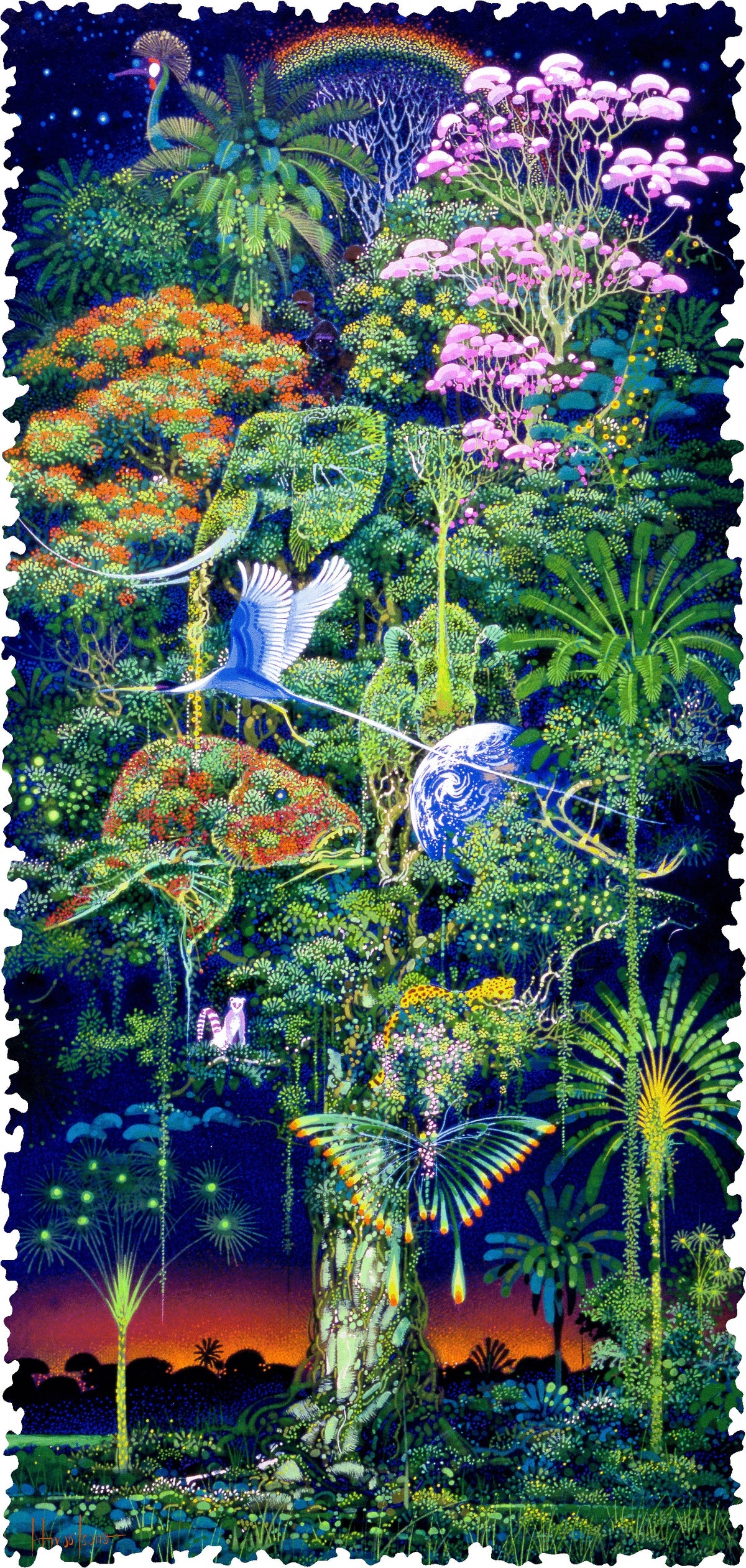 Jungle Dreams by Hiroo Isono (180 Piece Wooden Jigsaw Puzzle) | Nautilus Puzzles, Wooden Jigsaw Puzzles for Adults