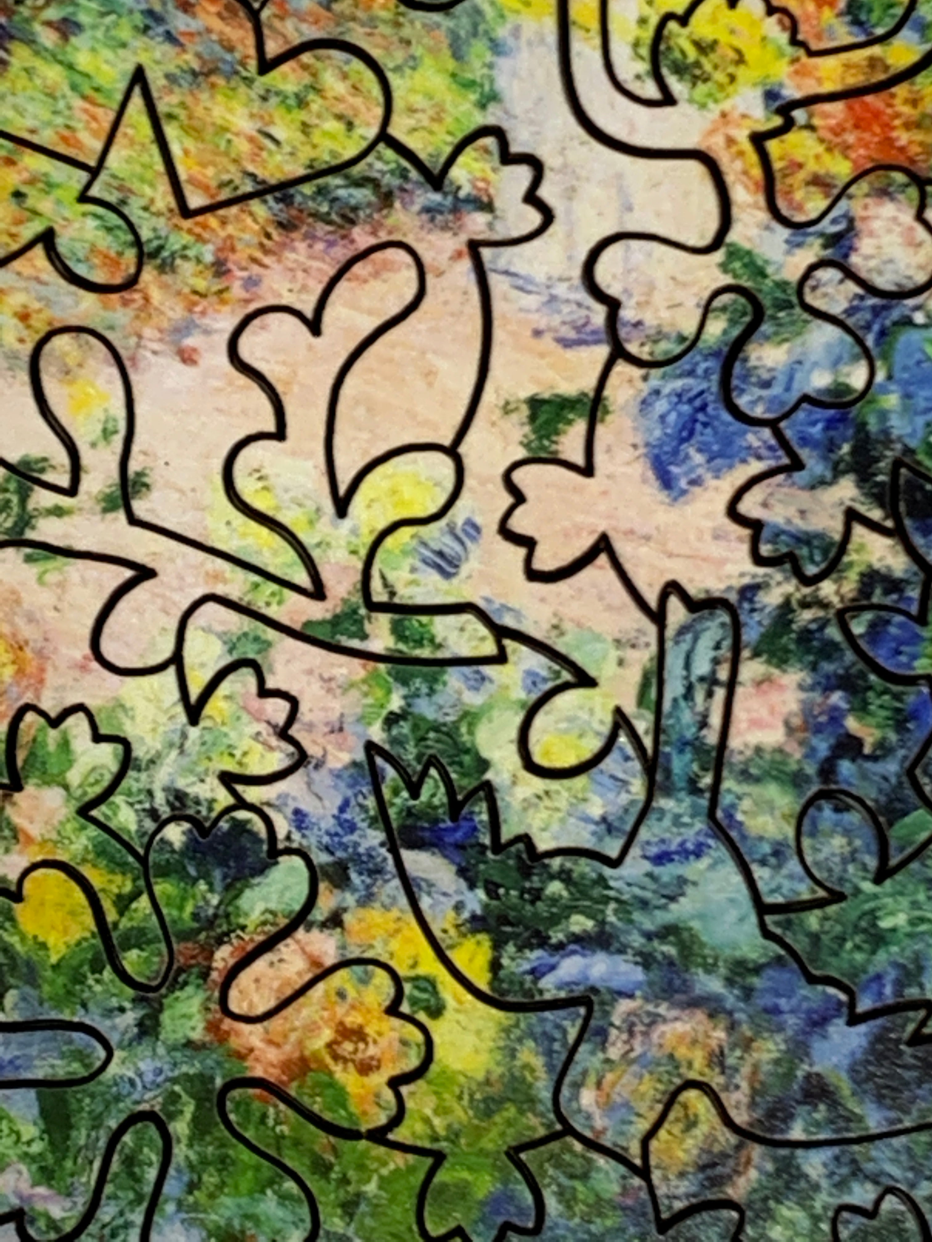 Monet's Garden at Giverny, 1895. 48 Pieces - Mini Wooden Jigsaw