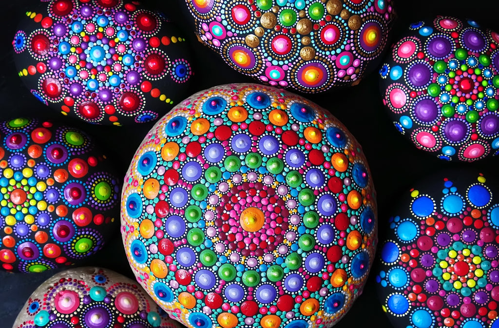 My Ravensburger puzzle! — Colourful Artistry, Mandala Stones
