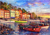 Mediterranean Harbor (477 Piece Wooden Jigsaw Puzzle) - Nautilus Puzzles - Wooden Jigsaw Puzzles For Adults