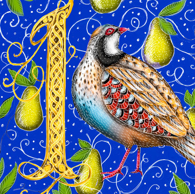 A Partridge in a Pear Tree (50 Piece Mini Jigsaw Puzzle) - Nautilus Puzzles - Wooden Jigsaw Puzzles For Adults
