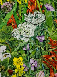 Look Who's Hiding (50 Piece Mini Wooden Jigsaw Puzzle) - Nautilus Puzzles - Wooden Jigsaw Puzzles For Adults
