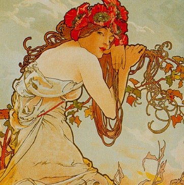 Summer by Alphonse Mucha (122 Piece Wooden Jigsaw Puzzle) - Nautilus Puzzles - Wooden Jigsaw Puzzles For Adults
