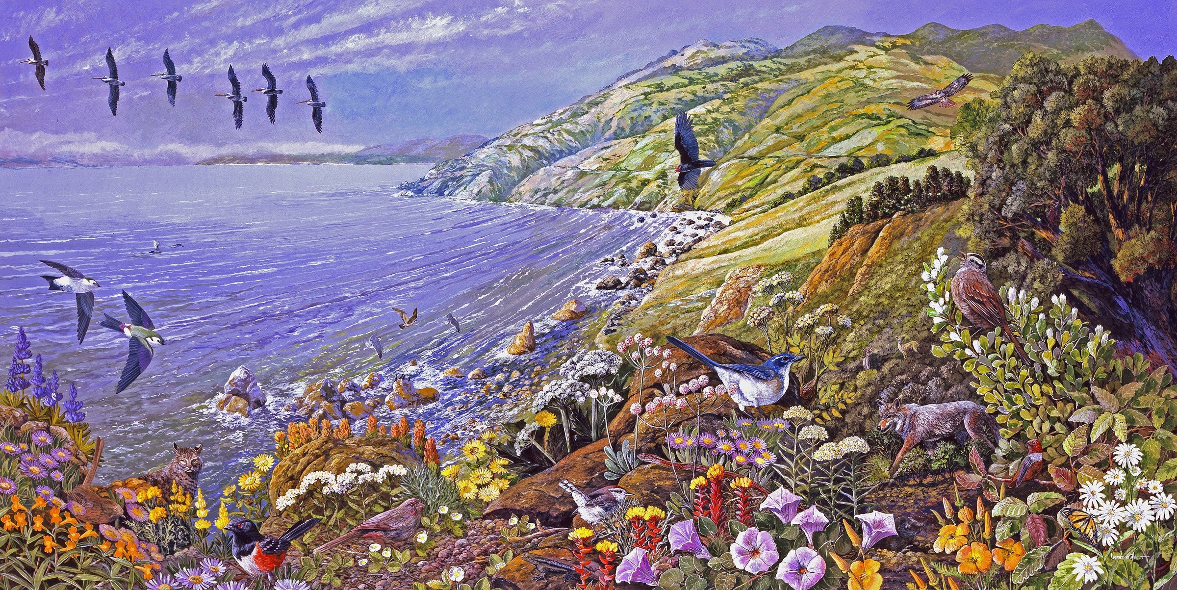 Marin Headlands, National Recreation Area (475 Piece Wooden Jigsaw Puzzle) - Nautilus Puzzles - Wooden Jigsaw Puzzles For Adults