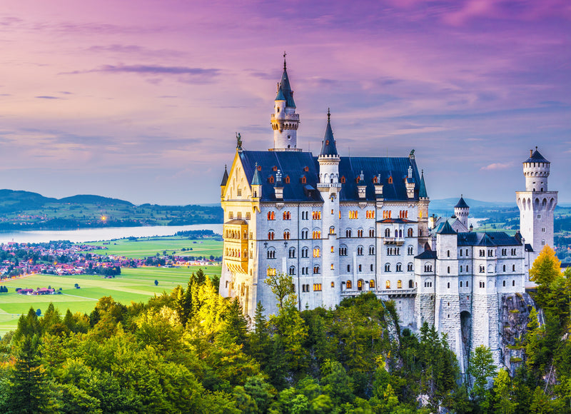 Neuschwanstein Castle (428 Piece Wooden Jigsaw Puzzle) - Nautilus Puzzles - Wooden Jigsaw Puzzles For Adults