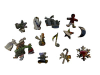 Christmas Country Store - 50 Piece MINI Christmas Wooden Jigsaw Puzzle - Nautilus Puzzles - Wooden Jigsaw Puzzles For Adults