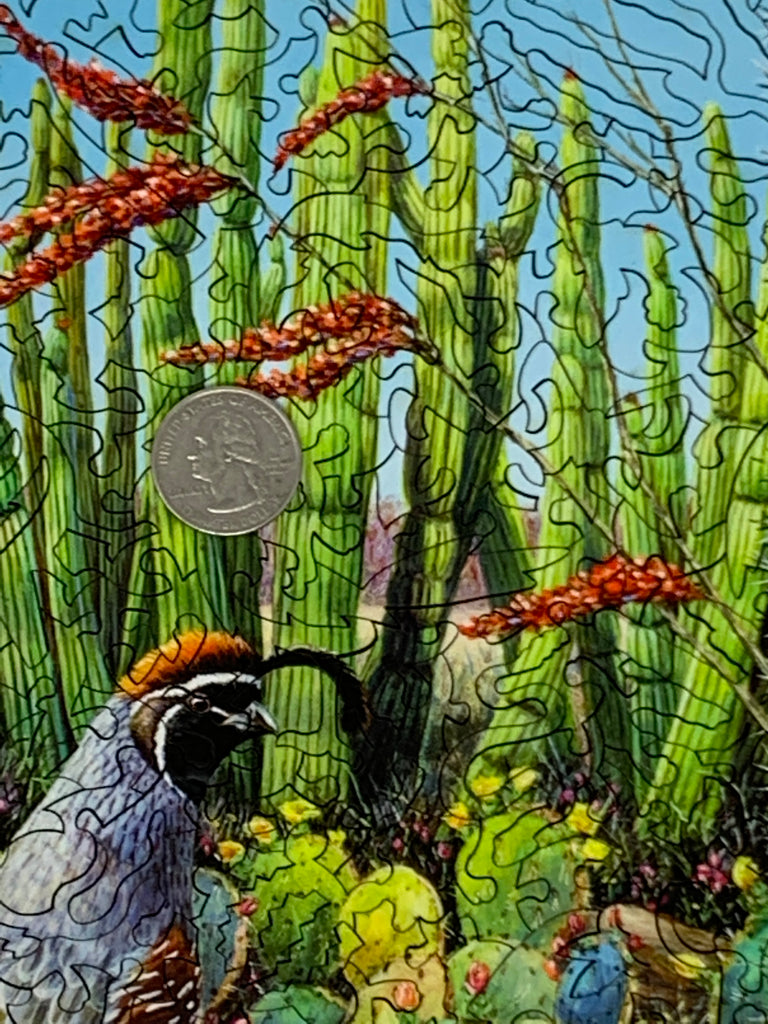 California Courtship Wooden Jigsaw Puzzle Nautilus Puzzles