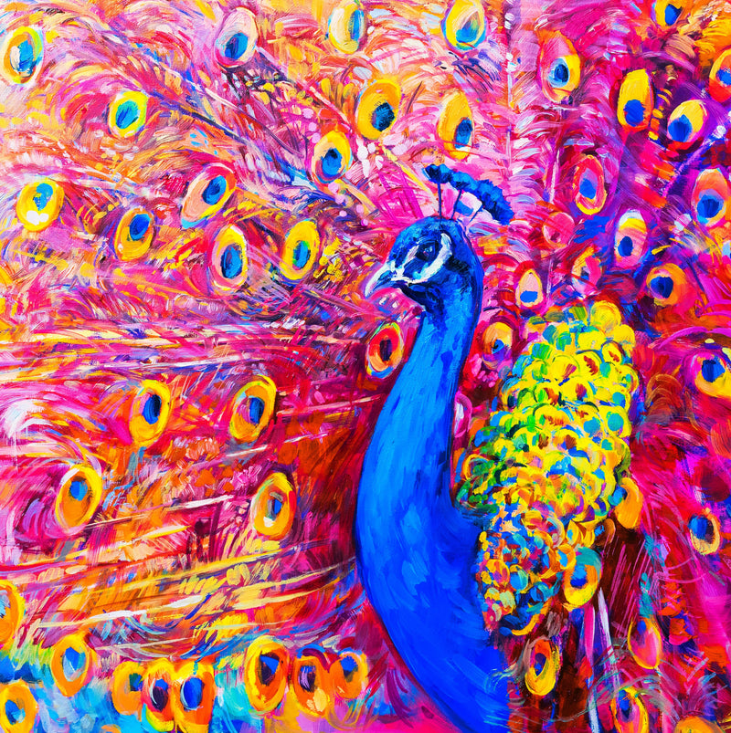 Peacock on Parade - 222 Piece Wooden Jigsaw Puzzle - Nautilus Puzzles - Wooden Jigsaw Puzzles For Adults