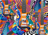 Psychedelic Stringscape (401 Piece Wooden Jigsaw Puzzle) - Nautilus Puzzles - Wooden Jigsaw Puzzles For Adults