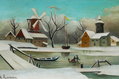 L'Hiver (Winter) (50 Piece Mini Wooden Jigsaw Puzzle) - Nautilus Puzzles - Wooden Jigsaw Puzzles For Adults