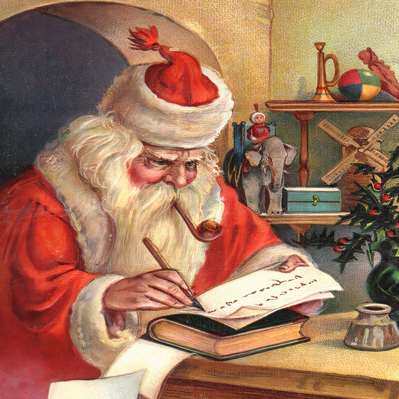 Santa's List (50 Piece Mini Wooden Christmas Puzzle) - Nautilus Puzzles - Wooden Jigsaw Puzzles For Adults