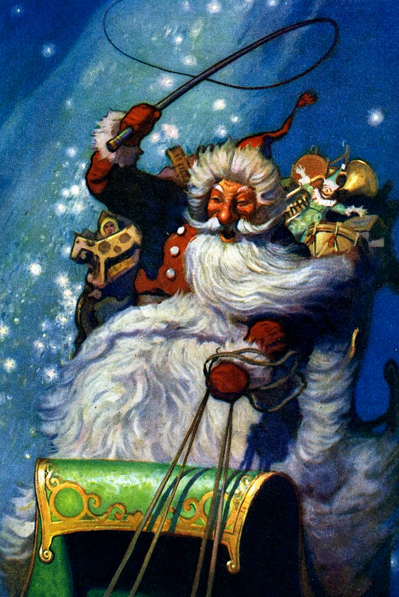 Santa's Sleigh (51 Pieces) Mini Wooden Christmas Puzzle - Nautilus Puzzles - Wooden Jigsaw Puzzles For Adults
