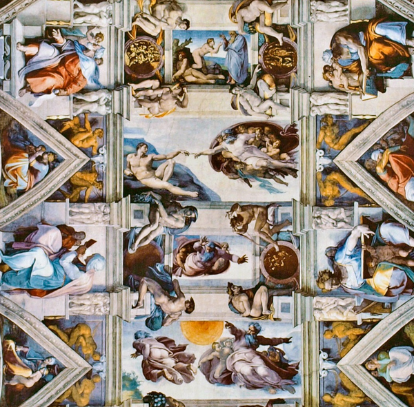 Sistine Chapel Ceiling - Michelangelo | Wooden Jigsaw Puzzle