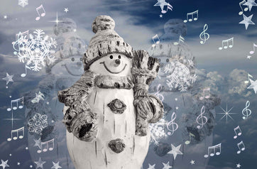 Snowmen, Snowflakes Stars & Songs (51 Piece Mini Christmas Puzzle) - Nautilus Puzzles - Wooden Jigsaw Puzzles For Adults