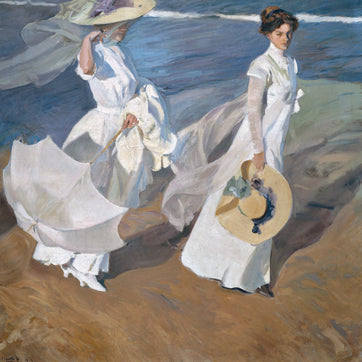 Strolling Along the Seashore (145 Piece Beach Wooden Jigsaw Puzzle) - Nautilus Puzzles - Wooden Jigsaw Puzzles For Adults