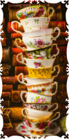 Teetering Teacups - 111 Pieces Wooden Jigsaw Puzzle - Nautilus Puzzles - Wooden Jigsaw Puzzles For Adults