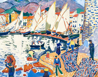 The Drying Sails (425 Pieces) by Andre Derain, Wooden Jigsaw Puzzle - Nautilus Puzzles - Wooden Jigsaw Puzzles For Adults