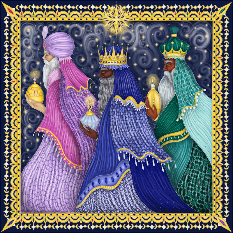 wooden Christmas jigsaw puzzle
