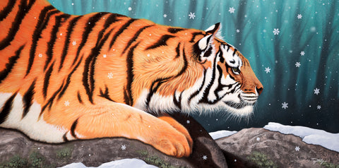 Tiger 'Ferocious Bengal Tiger' 3D Wood Jigsaw Puzzle