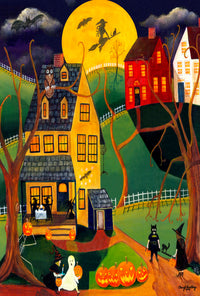 Trick or Treat (50 Piece Mini Halloween Wooden Jigsaw Puzzle) - Nautilus Puzzles - Wooden Jigsaw Puzzles For Adults