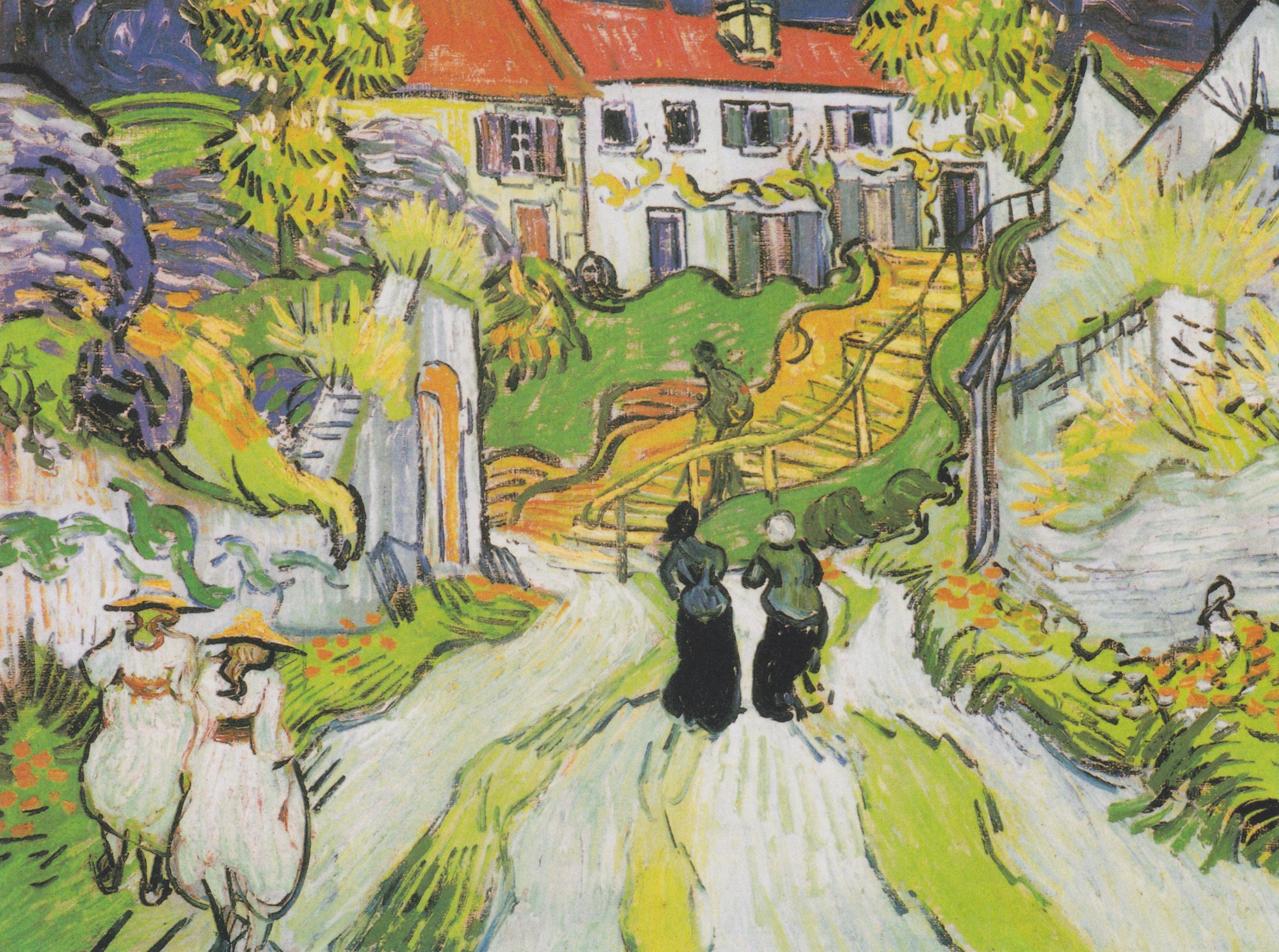 Trip To Auvers by Vincent Van Gogh (302 Pieces) Wooden Jigsaw Puzzle - Nautilus Puzzles - Wooden Jigsaw Puzzles For Adults