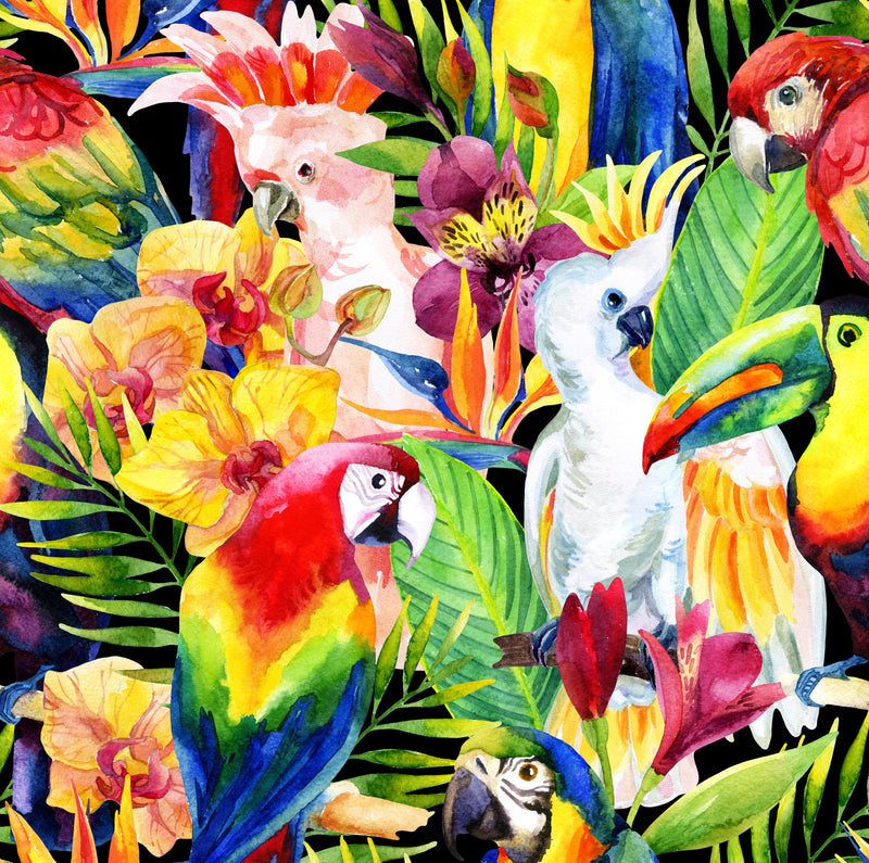 Tropical Birds - 222 Piece Wooden Jigsaw Puzzle - Nautilus Puzzles - Wooden Jigsaw Puzzles For Adults