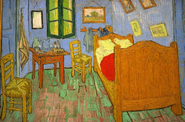 Bedroom in Arles by Vincent Van Gogh (50 Piece Wooden Jigsaw Puzzle) - Nautilus Puzzles - Wooden Jigsaw Puzzles For Adults