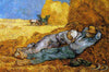 The Siesta by Vincent Van Gogh (50 Pieces) Mini Wooden Jigsaw Puzzle - Nautilus Puzzles - Wooden Jigsaw Puzzles For Adults