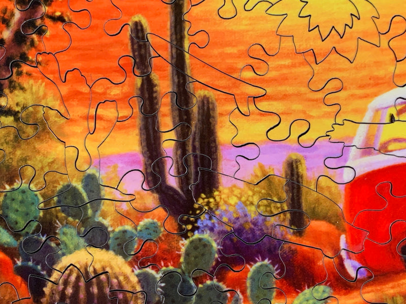 The Baja Trail (500 Piece Wooden Jigsaw Puzzle) - Nautilus Puzzles - Wooden Jigsaw Puzzles For Adults