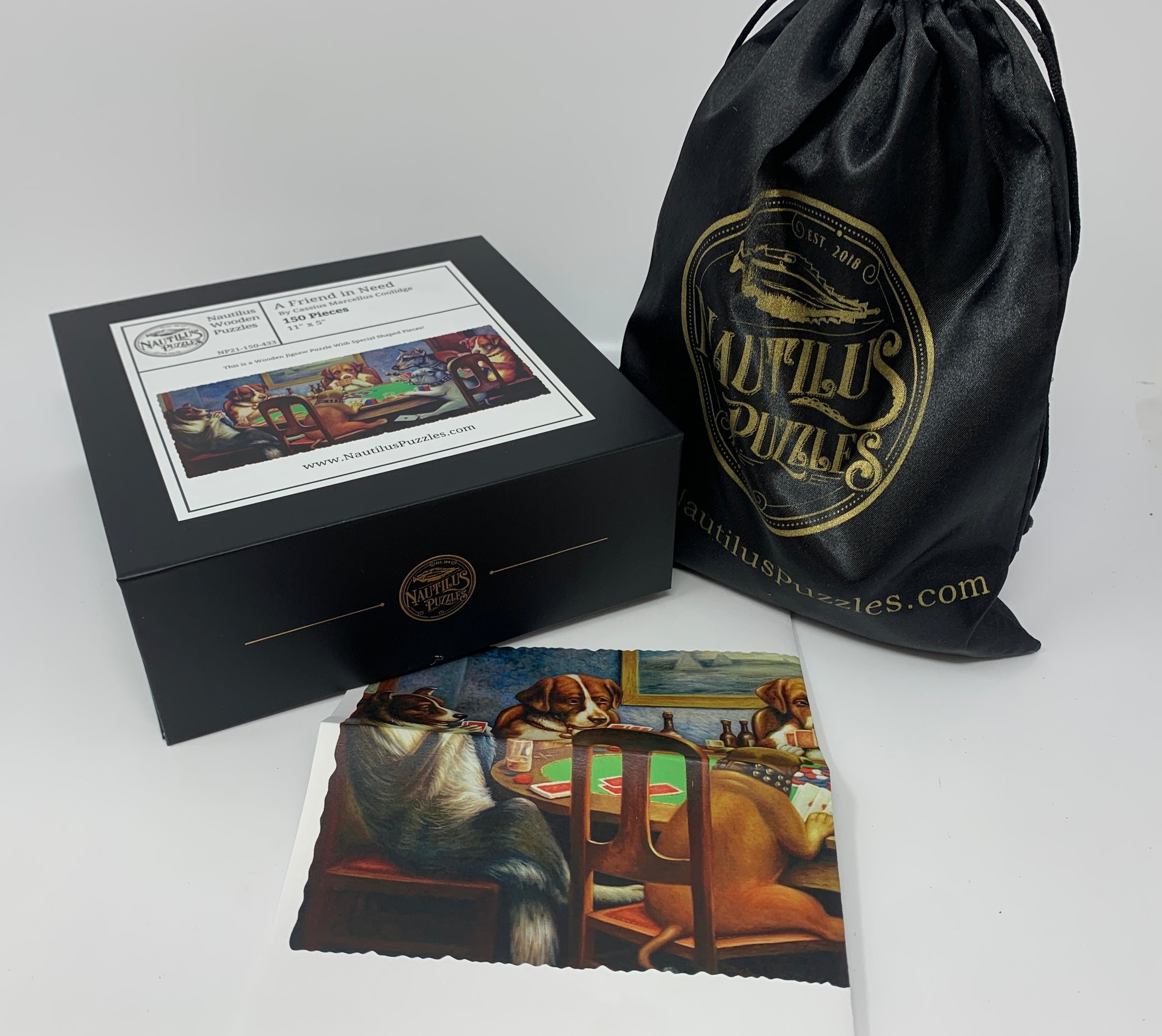 A Friend in Need (150 Piece Wooden Jigsaw Puzzle) - Nautilus Puzzles - Wooden Jigsaw Puzzles For Adults
