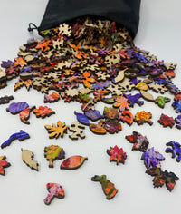 Autumn Colors (450 Piece Autumn Wooden Jigsaw Puzzle) - Nautilus Puzzles - Wooden Jigsaw Puzzles For Adults